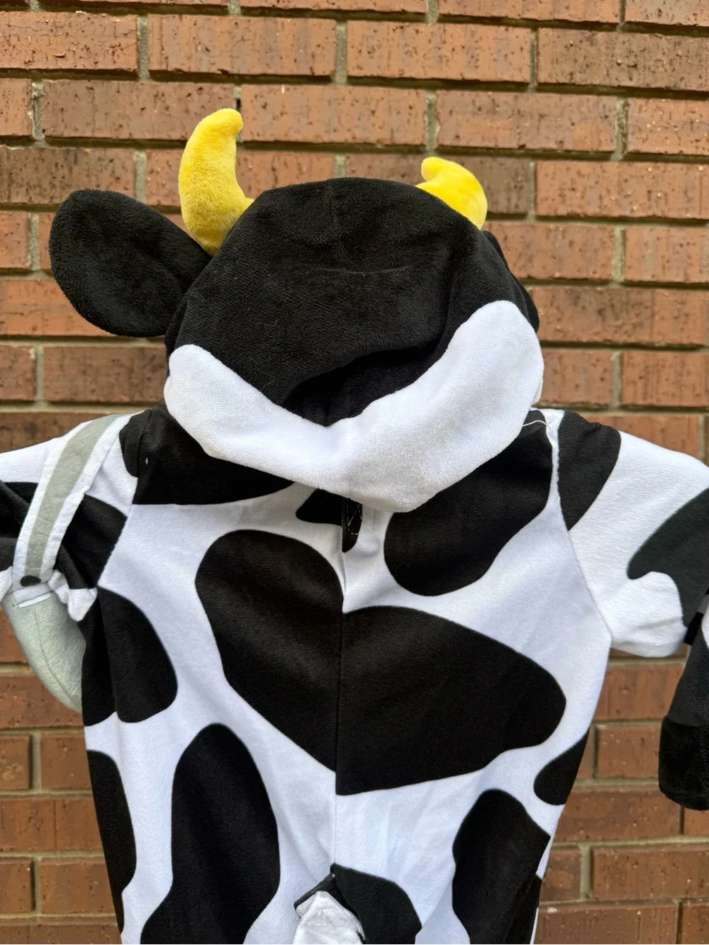 Spooktacular Creations Baby Cow Halloween Costume 18-24M Hood Tail Booties Pail